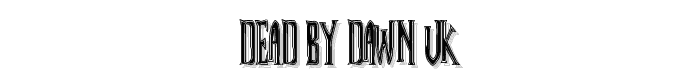 Dead By Dawn UK font